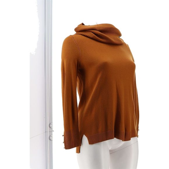 IMAN Comfy Chic Sweater Circle Scarf ROASTED PECAN 768134A - Picture 8 of 8